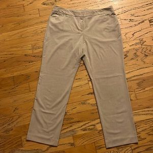 Worthington Womens Modern Fit Dress Pants Size 18 Cream